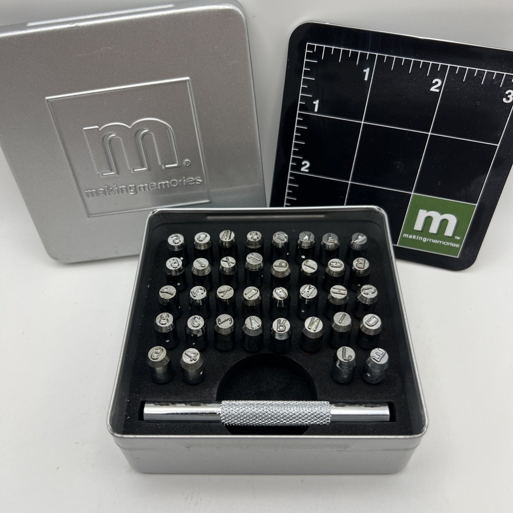 Making Memories™ Alphabet & Numbers Metal Die Set